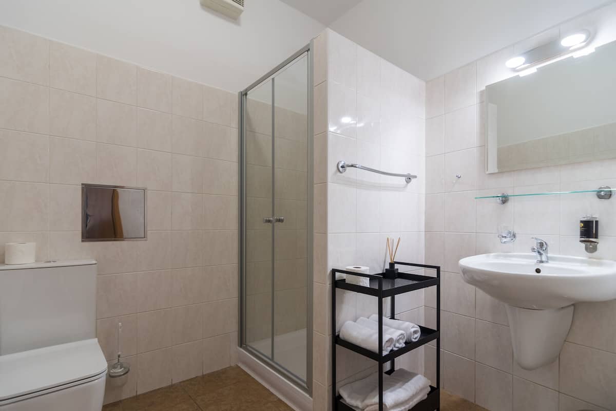 Ücretsiz banyo/kozmetik ürünleri, saç kurutma makinesi, havlu