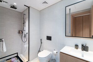 Bathroom - Nasma Holiday Homes - Marquise Tower (Dubai)
