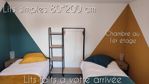 3 bedrooms, desk, travel cot, free WiFi