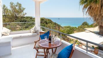 Superior Suite, Sea View, Courtyard Area | 2 bedrooms, in-room safe, individually furnished, iron/ironing board