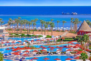 3 outdoor pools, pool umbrellas, sun loungers - Pickalbatros Laguna Club Resort Sharm El Sheikh (Sharm El Sheikh)