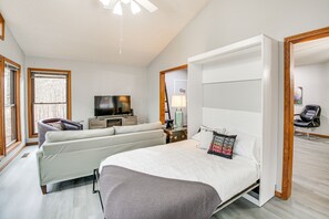 House (2 Bedrooms) | 2 bedrooms, laptop workspace, iron/ironing board, bed sheets - 'stay and Play' - Hot Springs Village Home! (Hot Springs Village)