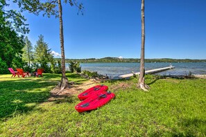 House (2 Bedrooms) | Interior - Waterfront Lake Leelanau Log Cabin w/ Private Dock (Lake Leelanau)