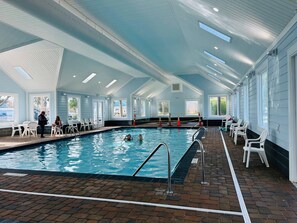 Indoor pool, a heated pool