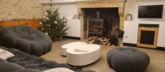 Adam & Eve, vue Superbe, Extérieur, Poêle à Bois