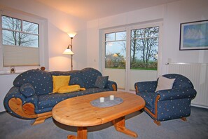 Smart TV, fireplace - Feldblick-Wohnung in der Nהhe der Ostsee (Schlagsdorf)