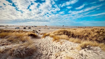 Vlak bij het strand