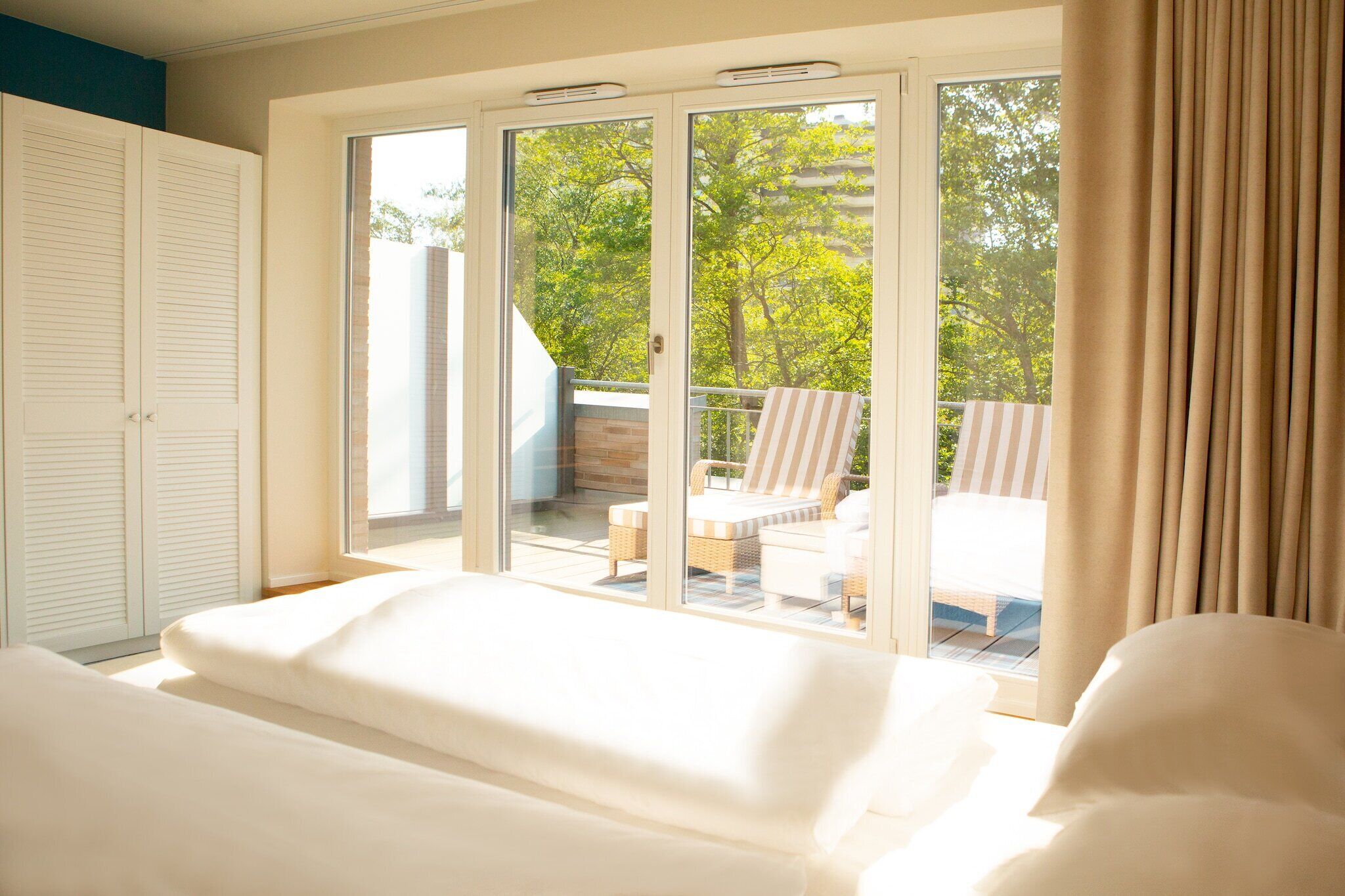 2 Schlafzimmer, Reisekinderbett, kostenloses WLAN