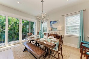 Dining - Sea Glass on Park - 4Bed Pool Home - by Island Real Estate Vacations (Anna Maria)