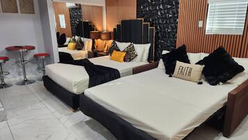 1 bedroom, iron/ironing board, travel crib, WiFi