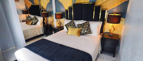 1 bedroom, iron/ironing board, travel crib, WiFi