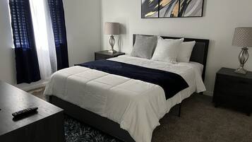 1 bedroom, travel cot, WiFi, bed sheets
