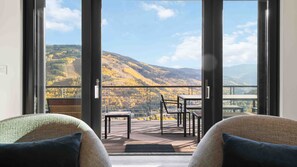 TV, fireplace - Perched High in Vail | Forever View Retreat (Vail)