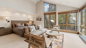 TV, fireplace - Firepit, Hot Tub + All the Views | Navigator Lodge (Avon)