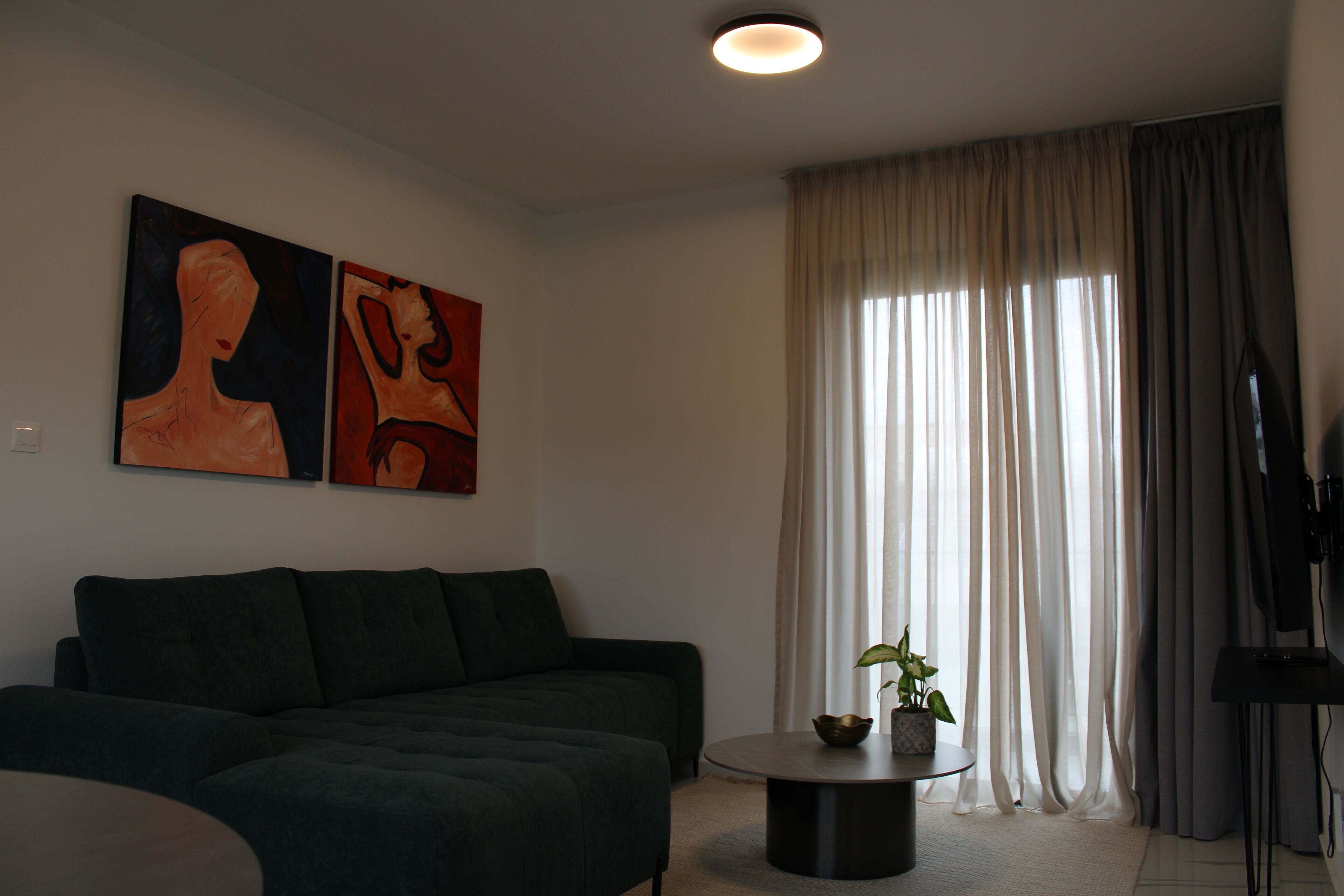 Apartamento, 2 habitaciones | Zona de estar