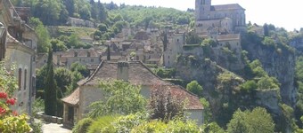 Au Centre de St-cirq, Jardin Avec vue Panoramique sur St-cirq
