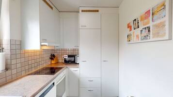 KĂŒhlschrank, Mikrowelle, Ofen, Herdplatte