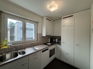 Fridge, microwave, oven, stovetop - Very nice 1BR flat with sunny balcony (Sky4) (Zürich)