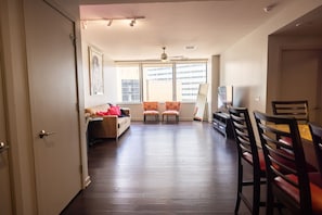 Interior - Cozy Retreat with Rooftop Pool, Parking, and Spacious Comfort (Dallas)