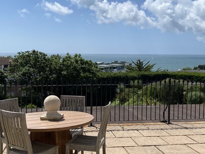 Sea views & private terrace. Private Parking. 2 bed luxury flat. 5 min beach 