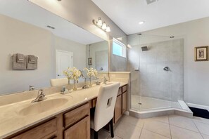 Shower, towels