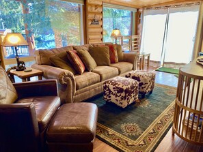 Smart-tv och eldstad