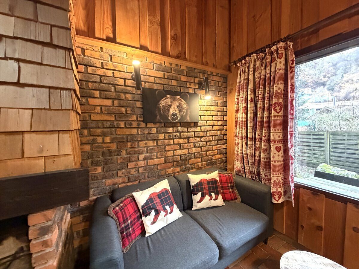 Televisión, chimenea