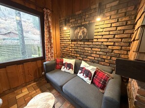 TV, fireplace - LA POMME DE PIN 2  Appartement avec terrasse (La Bresse)