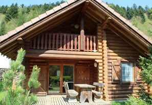 Exterior - L'OURS BLANC Chalet en rondins (La Bresse)