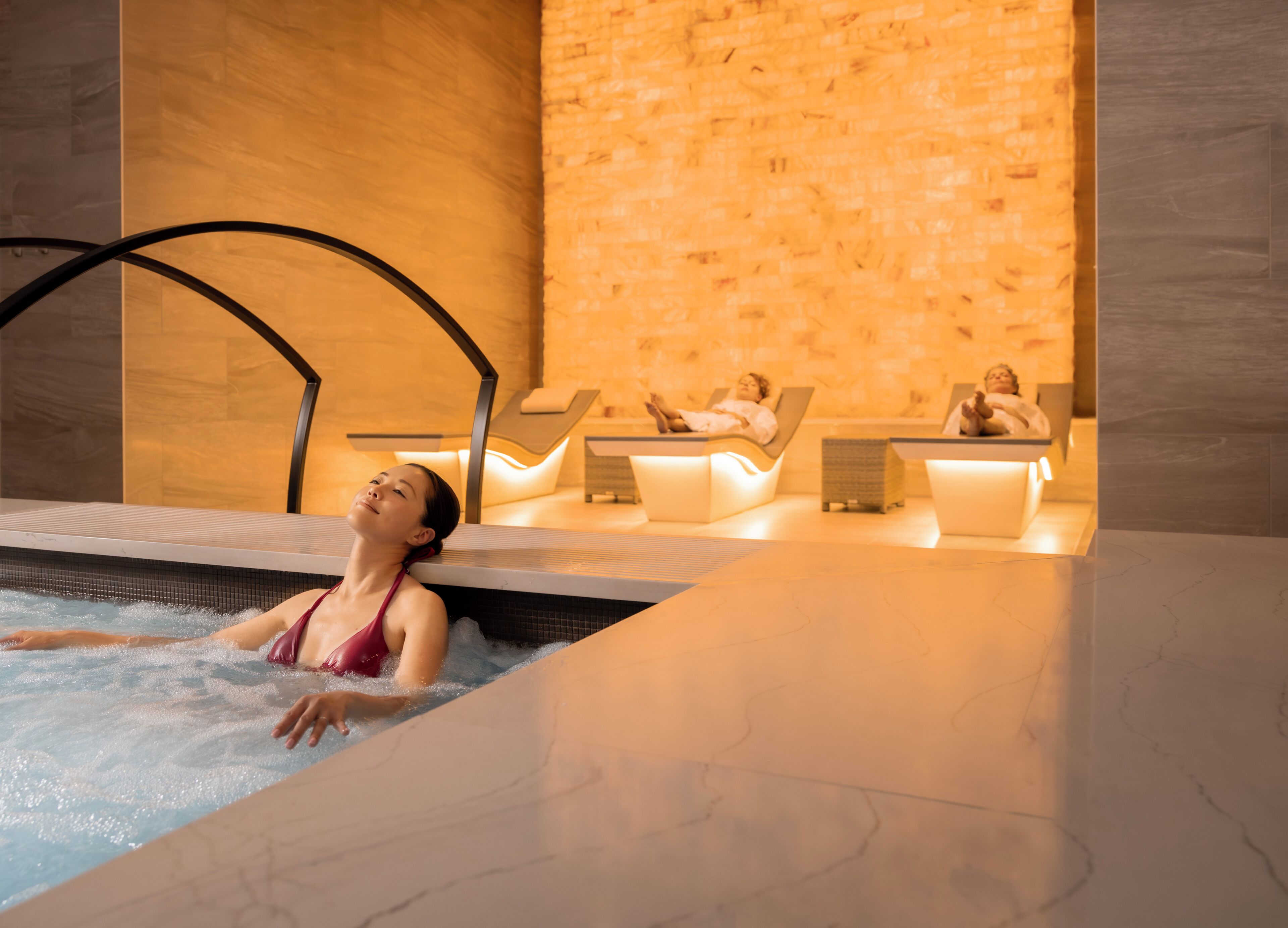 Hot stone massages, facials