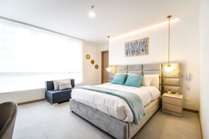 1 bedroom, iron/ironing board, WiFi, bed sheets - Estudio Nuevo Junto al Parque La Carolina Para 3 Personas (Quito)