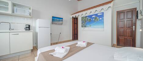 Strykejern/-brett, wi-fi (inkludert) og sengetøy