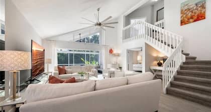 CENTRALLY located house.