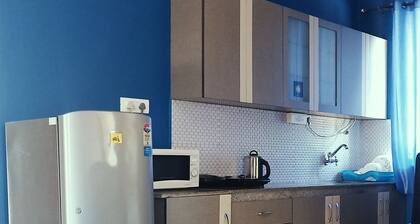 One BHK Terraced Apartment at a short walk to Benaulim Beach