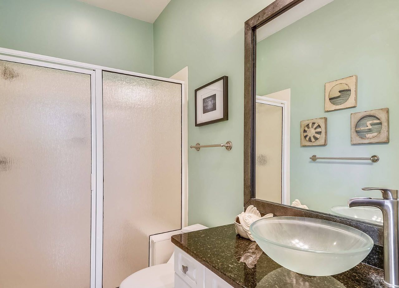 Bathroom #3 (behind the kitchen) - easy access from outside through patio door