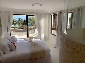 4 bedrooms, in-room safe, iron/ironing board, travel cot - Beach Front Resort Style Unique Style Home - Private Hot Tub - Pool & More (CAMACARI)