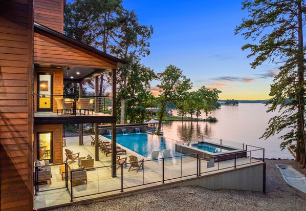 Una piscina climatizada