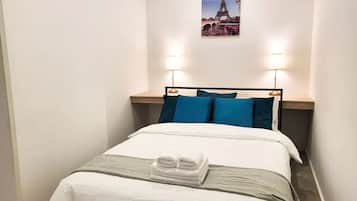 2 chambres, fer et planche à repasser, lit parapluie, Wi-Fi gratuit