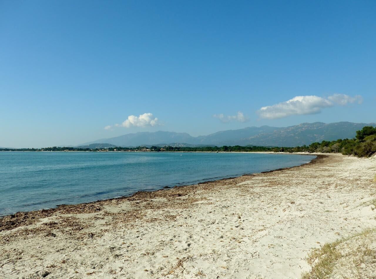 Una spiaggia nelle vicinanze
