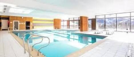 Indoor pool, a heated pool