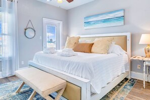 4 soverom, strykejern/-brett, wi-fi (inkludert) og sengetøy