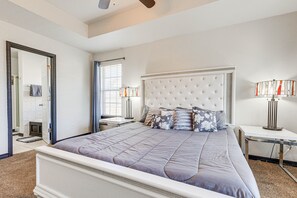 3 bedrooms, iron/ironing board, WiFi, bed sheets