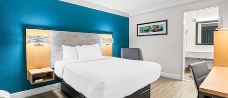 Rom – standard, 1 queensize-seng, ikke-røyk | Skrivebord, strykejern/-brett og wi-fi (inkludert)