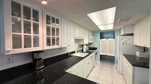 Fridge, microwave, oven, stovetop - Clara`s Ocean Gem Condo 2bed 2bath third floor with elevator, pool & ocean views (Key Colony Beach)