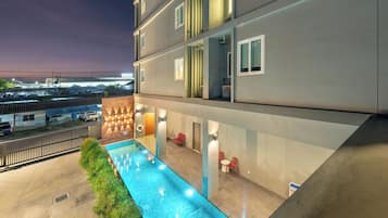 Overnatningsstedets facade