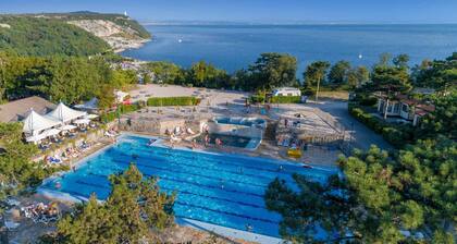 Mobilehome with swimming pool