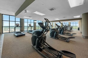 Fitness facility - LUXURY BEACHFRONT CONDO, LAZY RIVER & MULTIPLE POOLS, TENNIS/BASKETBALL | BEACHBALL PROPERTIES (Orange Beach)