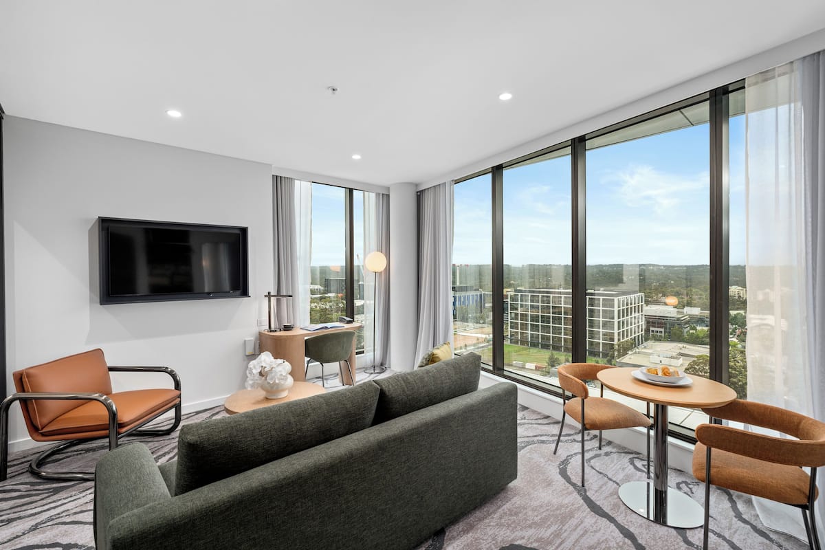 Executive-Apartment | 2 Schlafzimmer, Bettwäsche aus ägyptischer Baumwolle