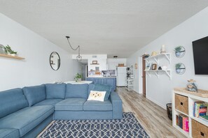 TV, DVD player, books
