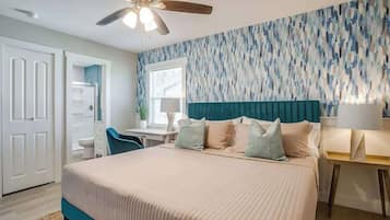 3 chambres, bureau, fer et planche Ă repasser, lit parapluie